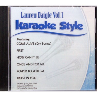 Lauren Daigle Volume 1 Daywind Christian Karaoke Style NEW CD+G 6 Songs   